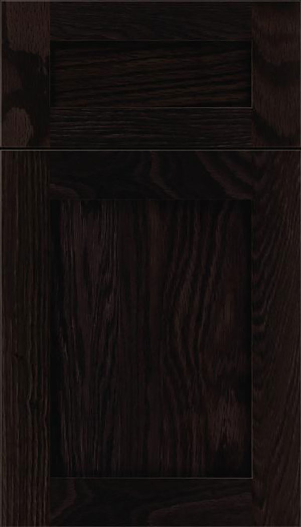 Salem 5pc Oak shaker cabinet door in Charcoal