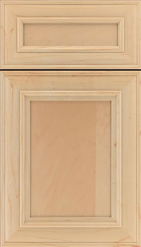 Sheffield 5pc Maple recessed panel cabinet door in Natural