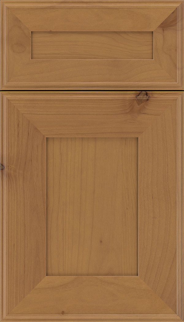 Elan 5pc Alder flat panel cabinet door in Ginger