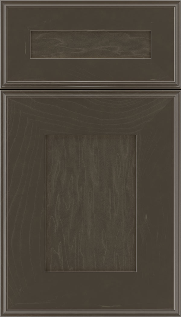 Elan 5pc Maple flat panel cabinet door in Thunder