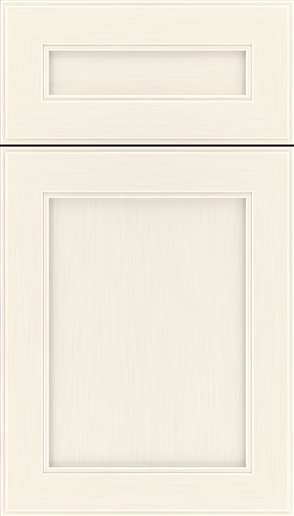 Chelsea 5pc Maple flat panel cabinet door in Millstone