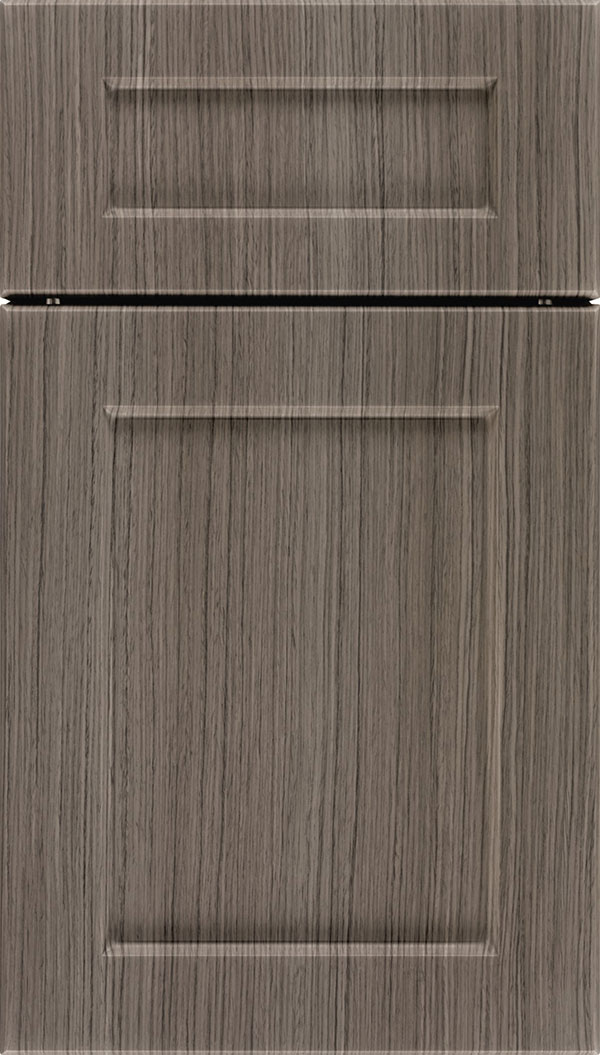 Coventry 5-Piece Thermofoil cabinet door in Woodgrain Textured Shale