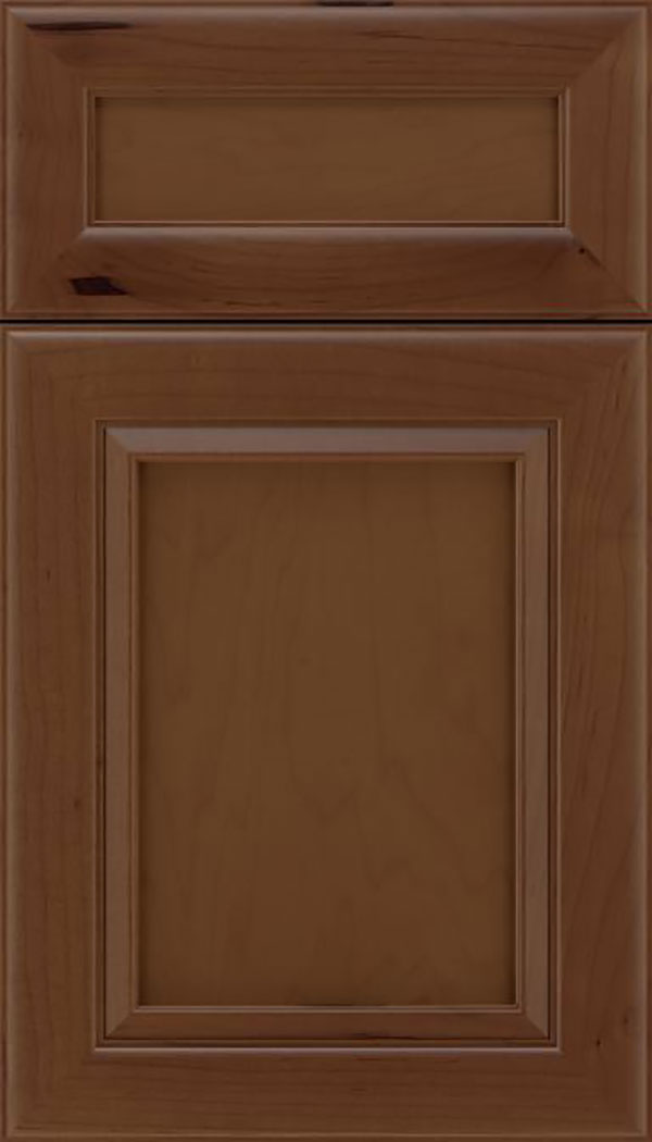 Paloma 5pc Maple flat panel cabinet door in Sienna